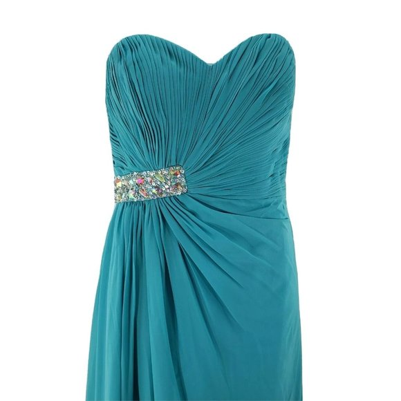 Milano Formals Womens Dress Embellished Chiffon Ev‎
